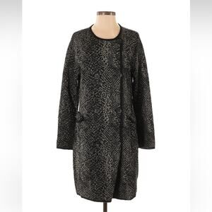 Kuna baby alpaca wool sweater long cardigan jacket, size 1 or sm to med